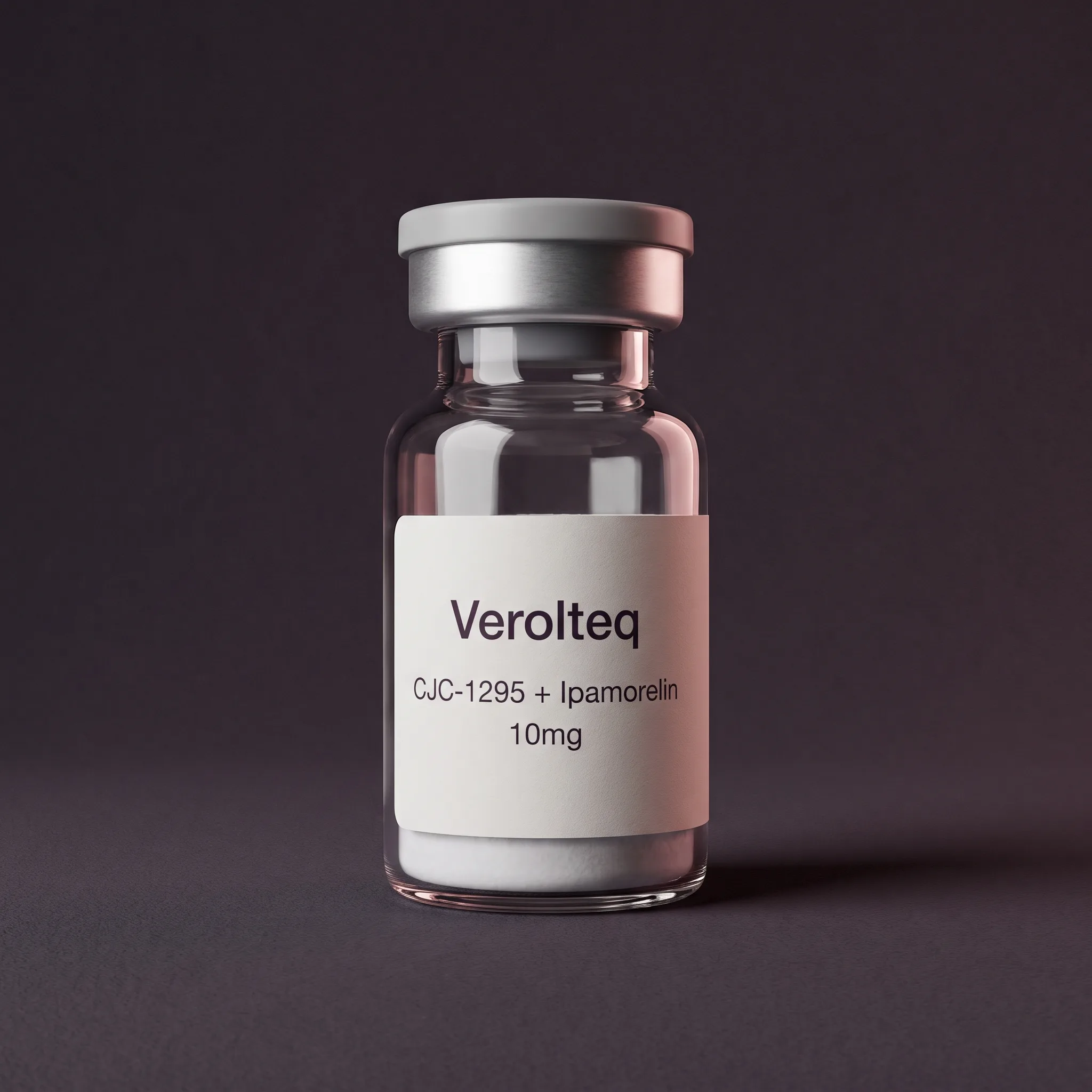 CJC-1295 + Ipamorelin research peptide vial