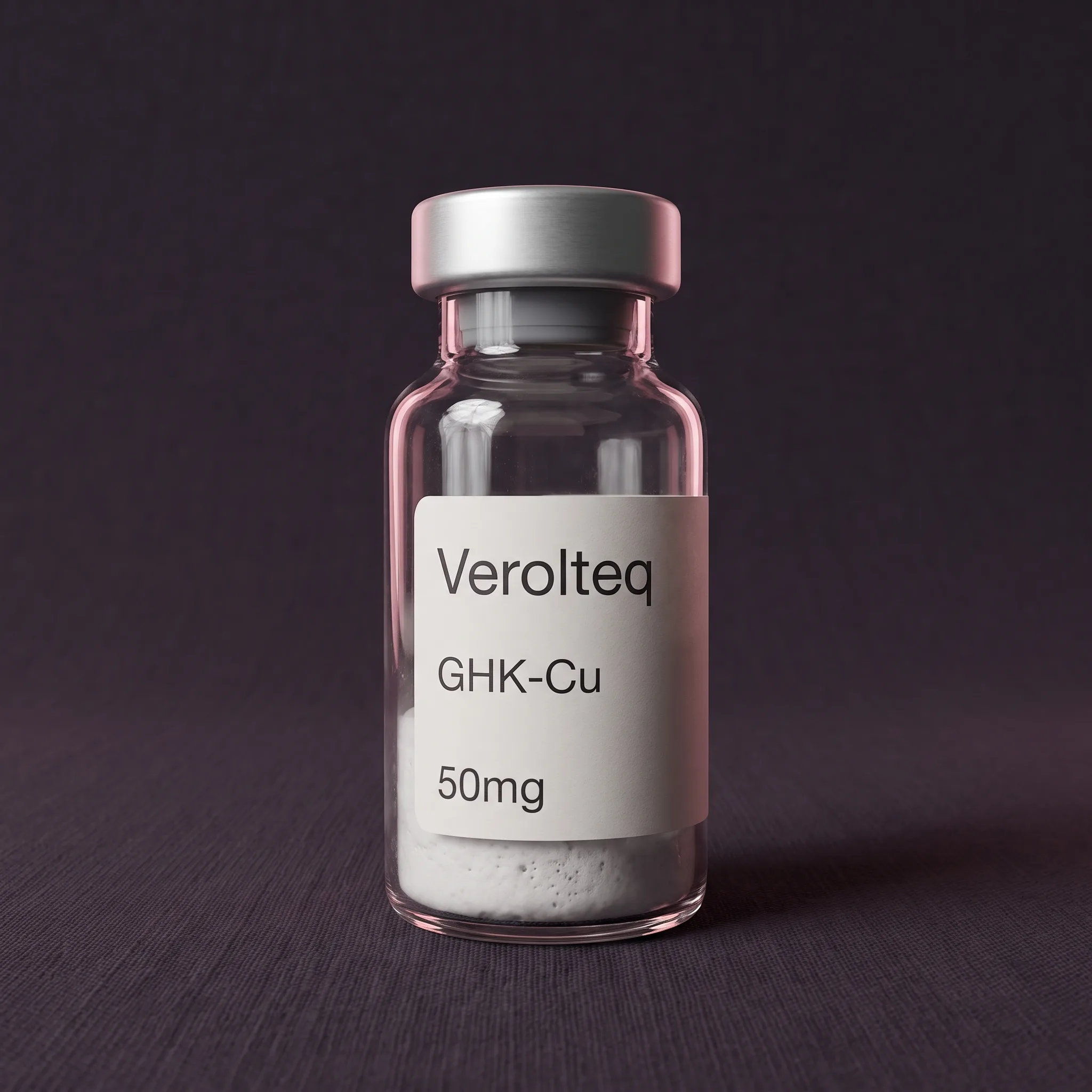 GHK-Cu research peptide vial