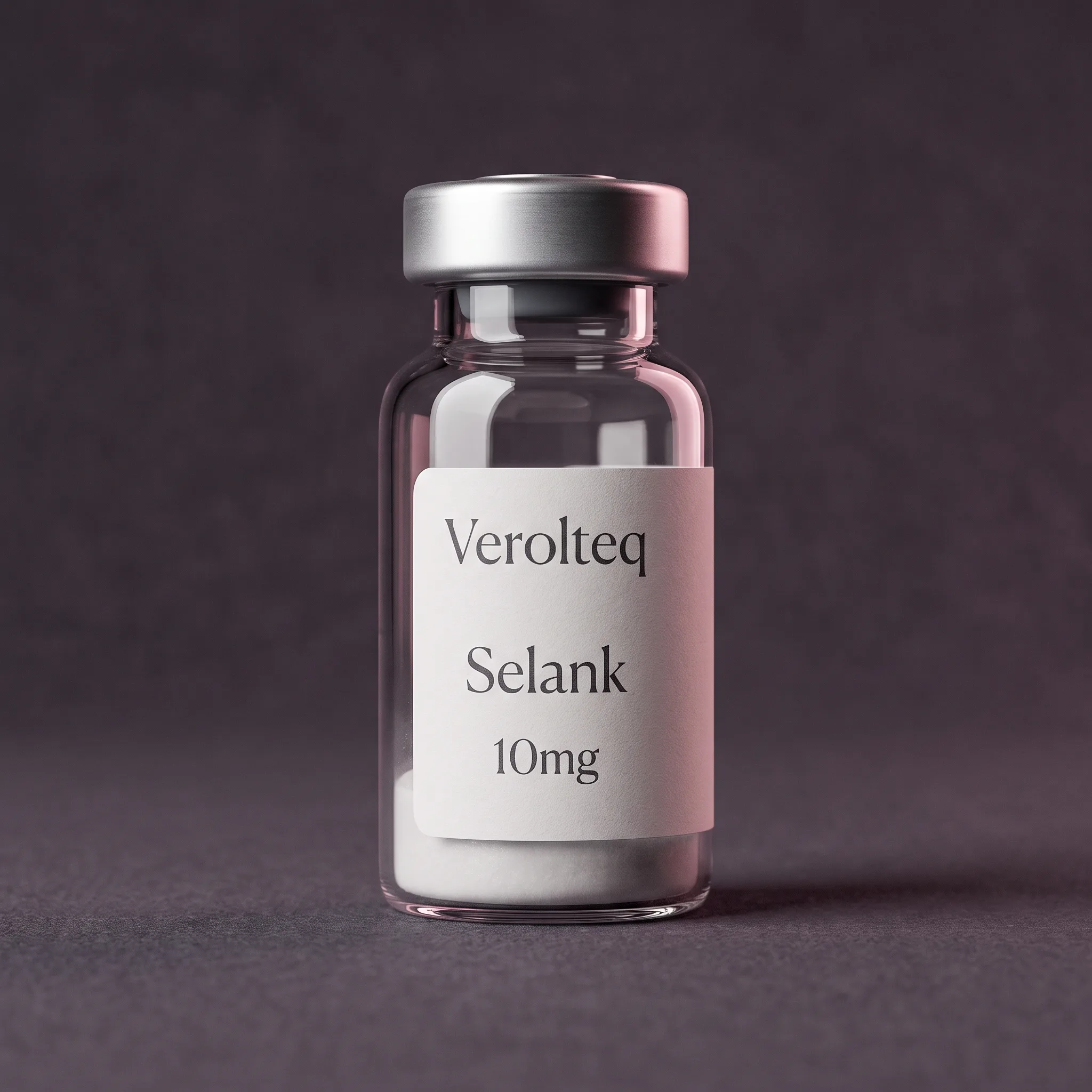 Selank research peptide vial