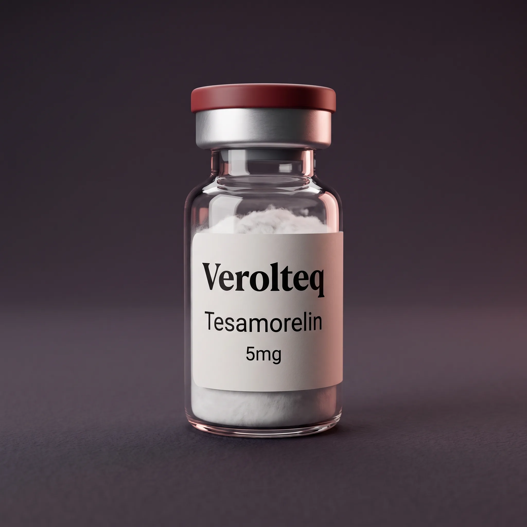 Tesamorelin research peptide vial